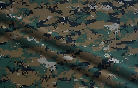 Ткань смесовая Грета-Флис кмф в Иваново