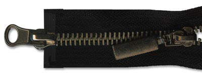 Молния металл Т-8 2 замка Разъемная 65см  в Иваново