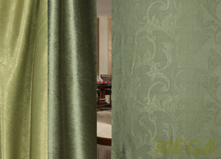 Ткани портьерные Однотон Блэкаут KT BI75-1808-10/280 Bl