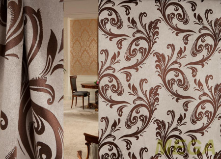 Ткани портьерные Жаккард Блэкаут JL BKJ1028-23/150 Bl