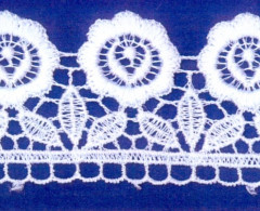 Кружево № 4000413 шир 40мм(уп.9м)