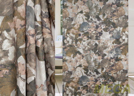 Ткани портьерные Печать Жаккард GL PP1026-1/150 P Pech