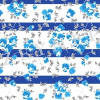 Полотно трикотажное Кулирка 30/1 набивная в рулоне  в Иваново