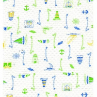 Полотно трикотажное Кулирка 30/1 набивная в рулоне  в Иваново