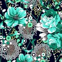 Полотно трикотажное Кулирка 30/1 набивная в рулоне  в Иваново