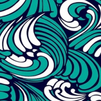 Полотно трикотажное Кулирка 30/1 набивная в рулоне  в Иваново