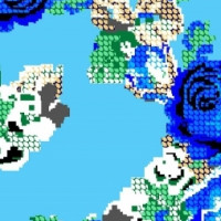 Полотно трикотажное Кулирка 30/1 набивная в рулоне  в Иваново